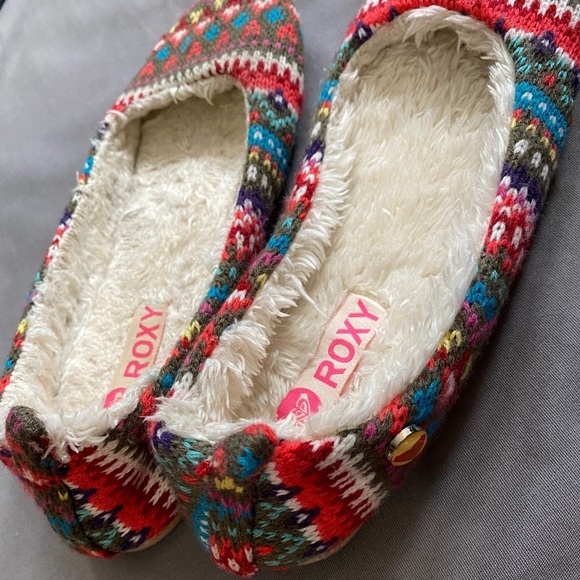 Roxy Women's Hot Cocoa Slipper Size 6 - Picture 4 of 6